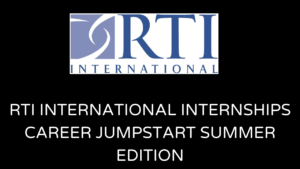 RTI International Internships