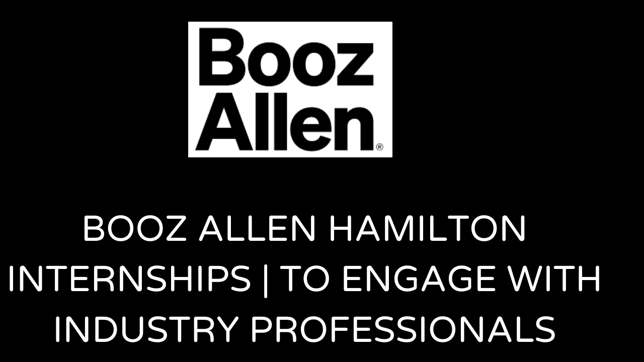 Booz Allen Hamilton Internships